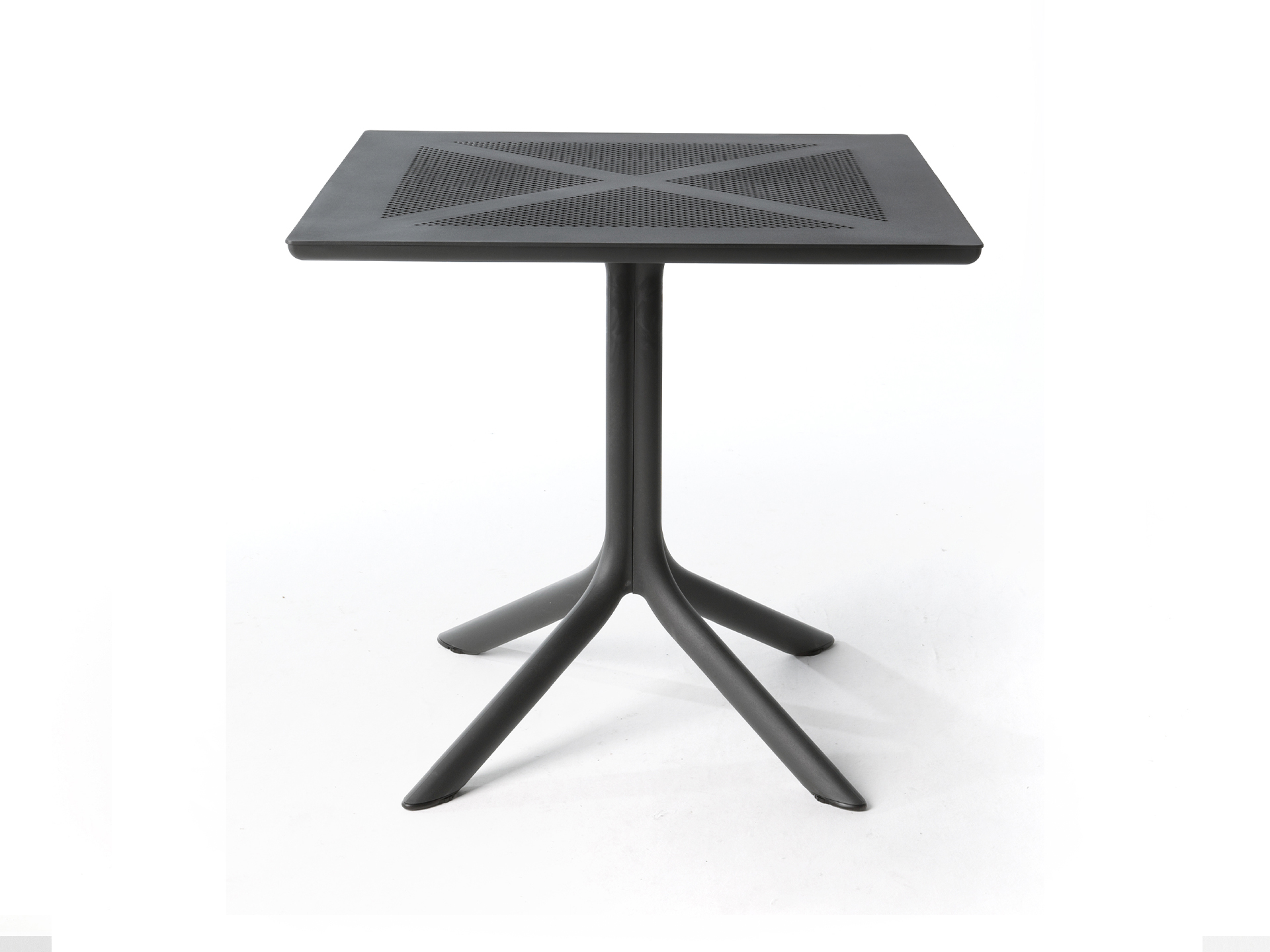 ClipX stôl 80x80 cm Antracite