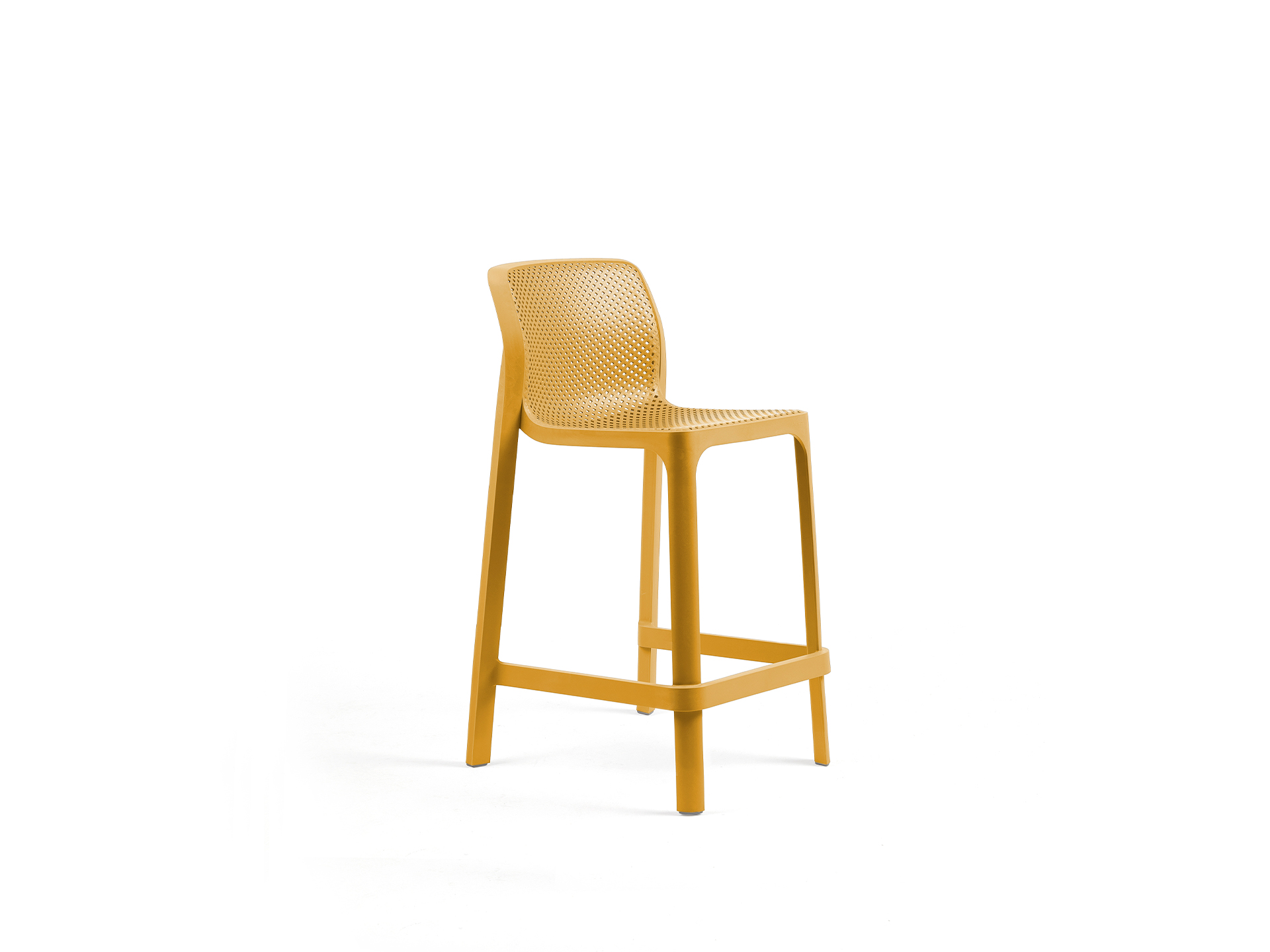 Net Mini barová stolička Senape