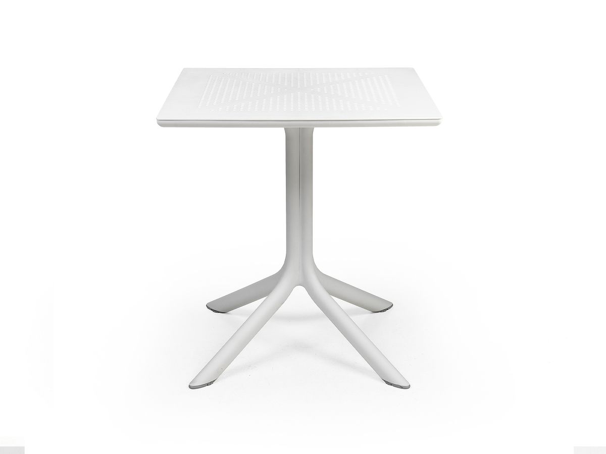 Clip stôl 70x70 cm Bianco