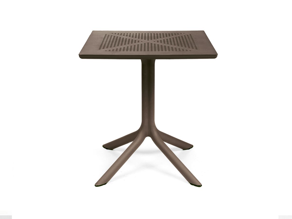 Clip stôl 70x70 cm Tabacco
