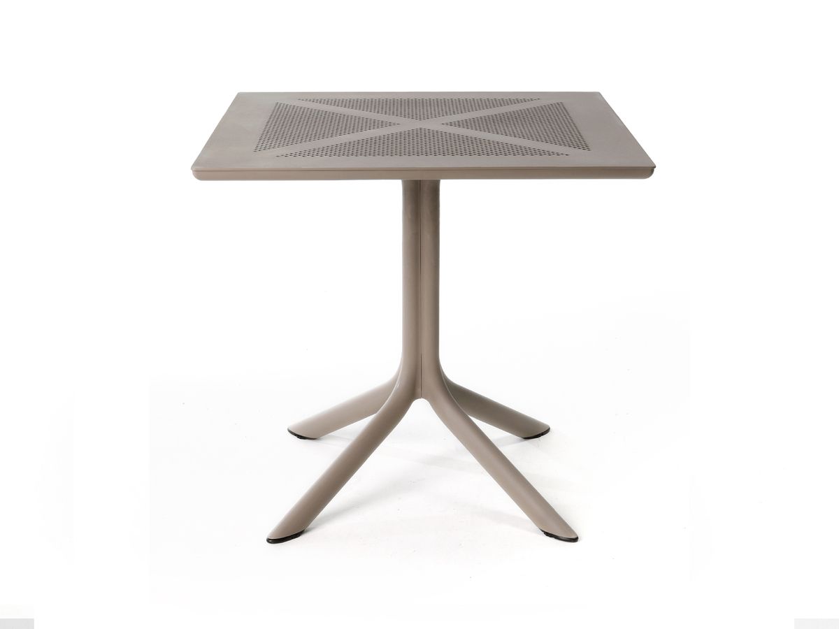 ClipX stôl 70x70 cm Tortora