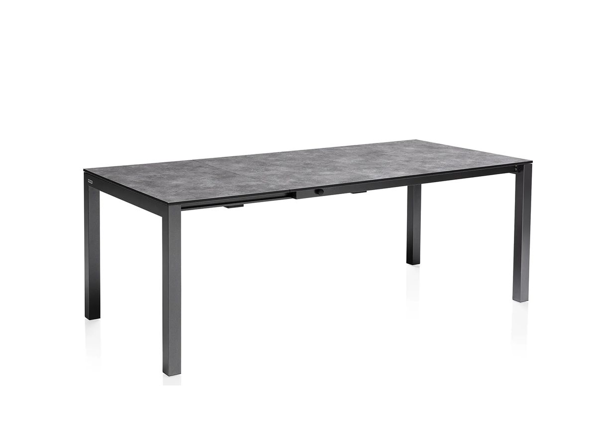 HPL rozťahovací stôl antracit150/210x95 cm