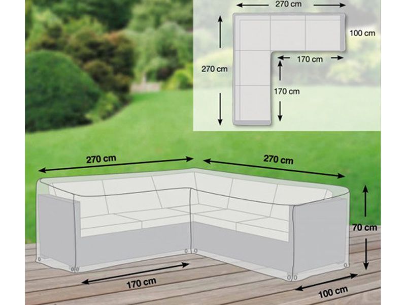 Ochranná plachta pre sedaciu súpravu L-Form XL (270x270x80 cm)