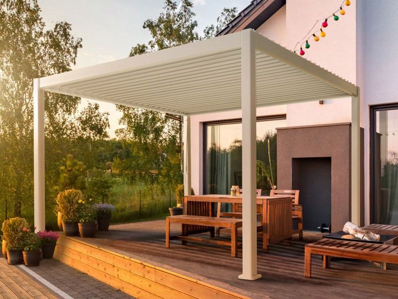 Reflect pergola biela 3x3,6 m